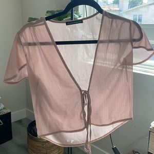 Sheer Tie Top